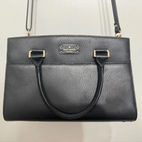 Kate Spade Black Leather Shoulder Bag - Picture 2 of 3